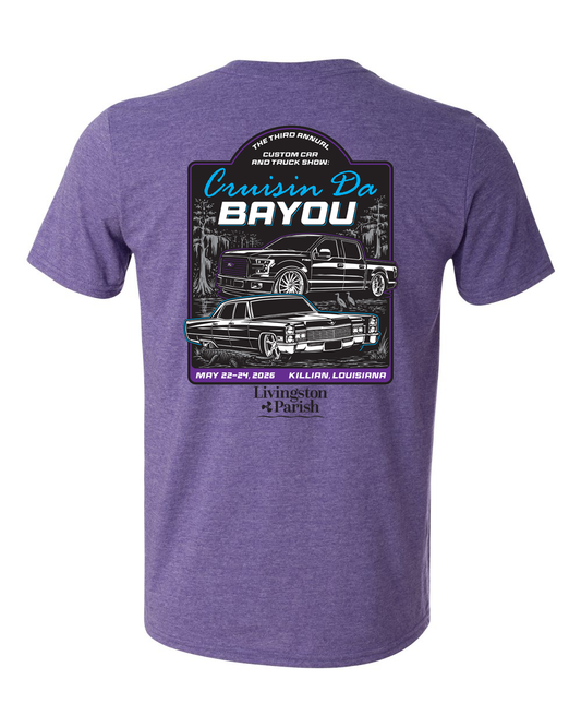 (PRE ORDERS) Cruisin' Da Bayou cover tee