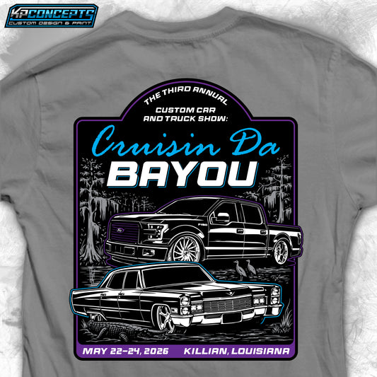 (PRE ORDERS) Cruisin' Da Bayou cover tee